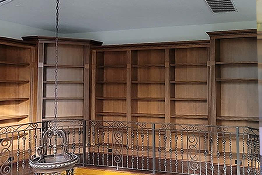 Young Painting & Decor - Library wood refinishing - after